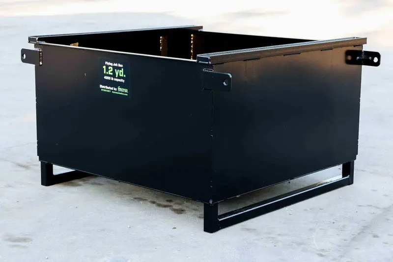 Express Steel 4' Flying Job Box Seed Cart | Width 48" | 30-60 Hp | For Atvs/Utvs, Cranes & Tractors 1