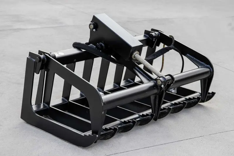 Express Steel 4' Mini Bobcat Root Grapple | Width 48" | 10-15 Gpm | For Mini Skid Steers 1