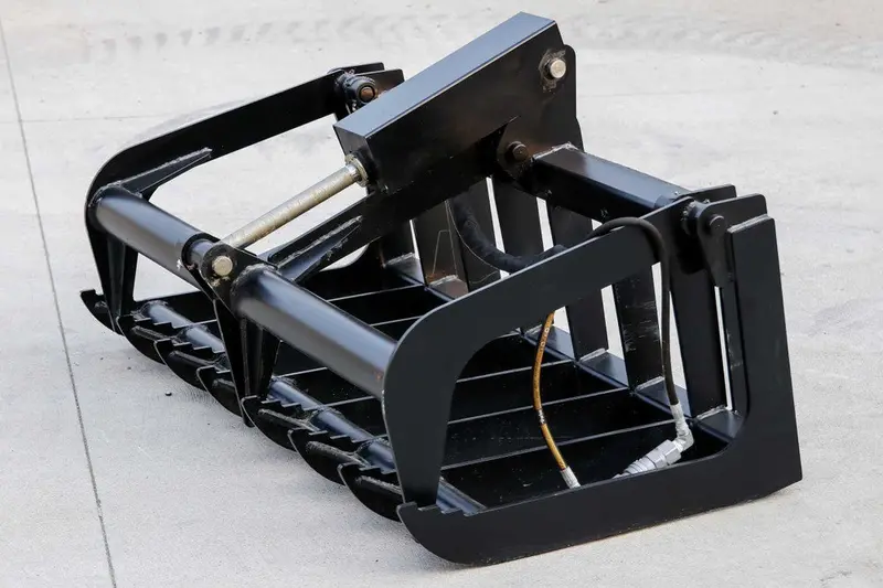 Express Steel 4' Mini Bobcat Root Grapple | Width 48" | 10-15 Gpm | For Mini Skid Steers 2
