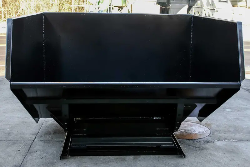 Express Steel 4 Yard Wright Heavy Duty Self-Dumping Hopper | Width 79.75" | 15–25 Gpm | For Forklifts & Skid Steers 3