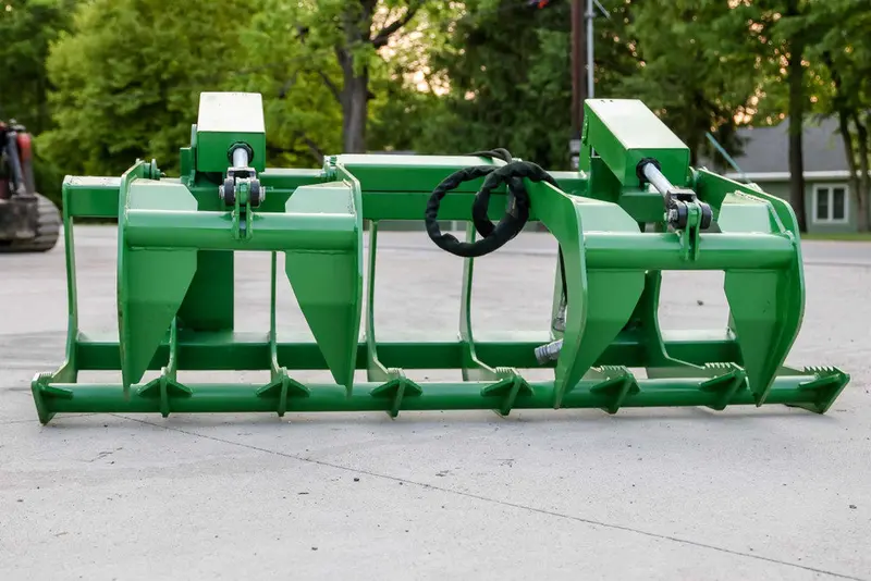 Express Steel 5.5' John Deere Root Grapple | Width 66" | 15-25 Gpm | 50 Hp | For Tractors & Loaders 1