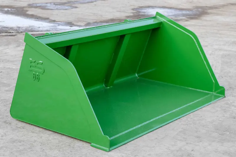 Express Steel 5.5' John Deere Snow Mulch Bucket | Width 66" | 65 Hp | For Tractors 1