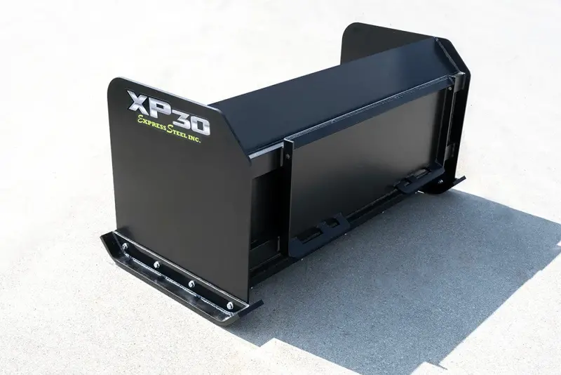 Express Steel 5' Snow Pusher | Model Xp30 | Width 60" | 25 Gpm | 25+ Hp | For Mini & Full Size Skid Steers, Tractors & Loaders 3