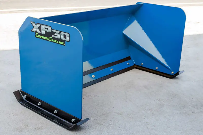 Express Steel 5' Snow Pusher | Model Xp30 | Width 60" | 25 Gpm | 25+ Hp | For Mini & Full Size Skid Steers, Tractors & Loaders 4