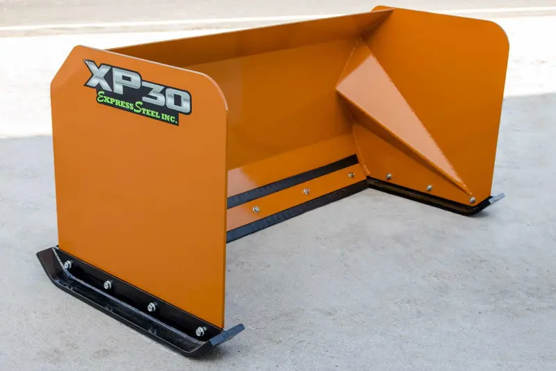 Express Steel 5' Snow Pusher | Model Xp30 | Width 60" | 25 Gpm | 25+ Hp | For Mini & Full Size Skid Steers, Tractors & Loaders 7
