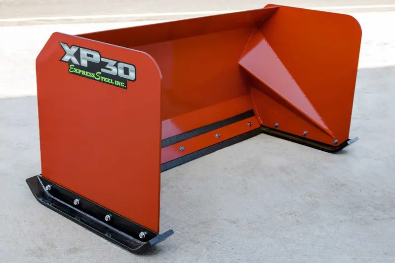 Express Steel 5' Snow Pusher | Model Xp30 | Width 60" | 25 Gpm | 25+ Hp | For Mini & Full Size Skid Steers, Tractors & Loaders 8