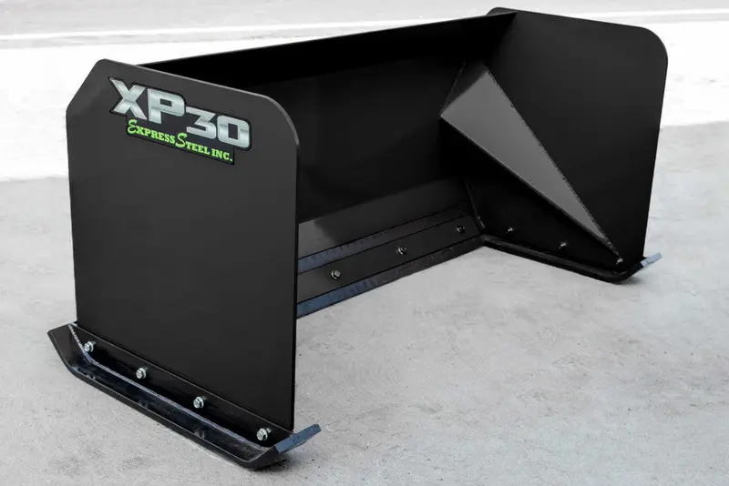 Express Steel 5' Snow Pusher | Model Xp30 | Width 60" | 25 Gpm | 25+ Hp | For Mini & Full Size Skid Steers, Tractors & Loaders 9