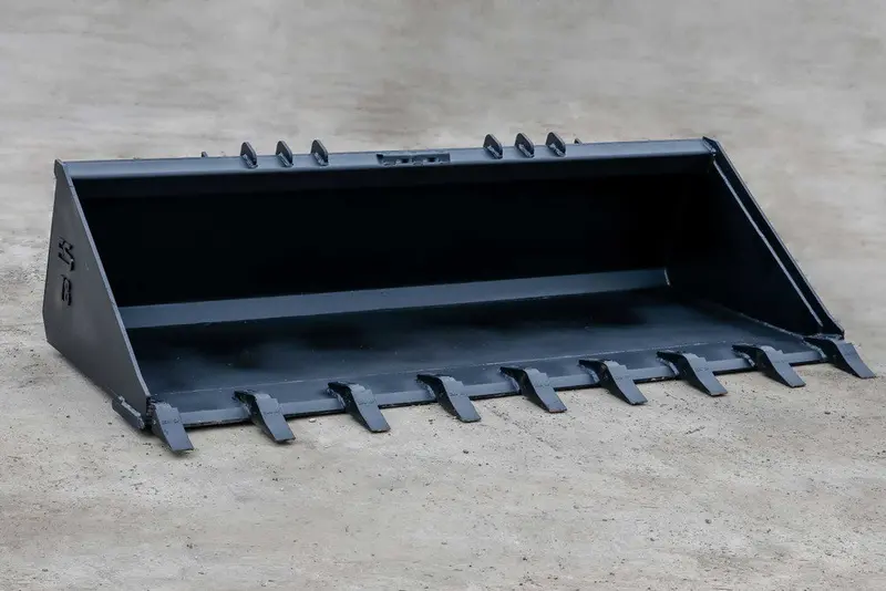 Express Steel 6.5' Heavy Duty Tooth Bucket | Width 78" | 17-24 Gpm | For Skid Steers 1