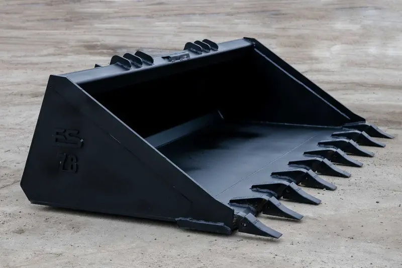 Express Steel 6.5' Heavy Duty Tooth Bucket | Width 78" | 17-24 Gpm | For Skid Steers 2