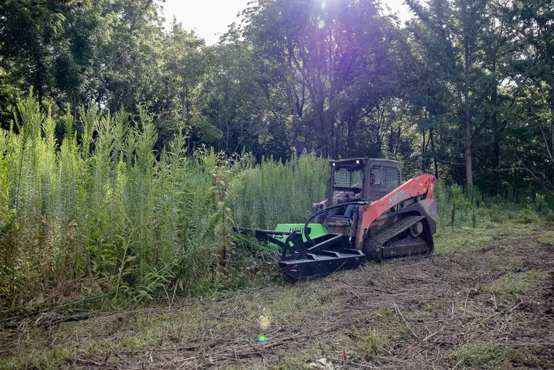 Express Steel 6' Extreme Duty Large Drive Brush Cutter | Width 72" | 27+ Gpm | For Skid Steers 1