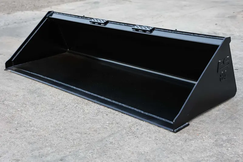 Express Steel 7' Smooth Bucket | Width 84" | 25 Gpm | For Skid Steers 1