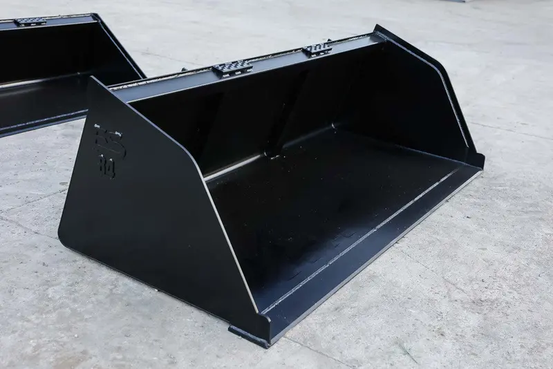 Express Steel 7' Snow/Mulch Bucket | Width 84" | 20-35 Gpm | For Skid Steers 2