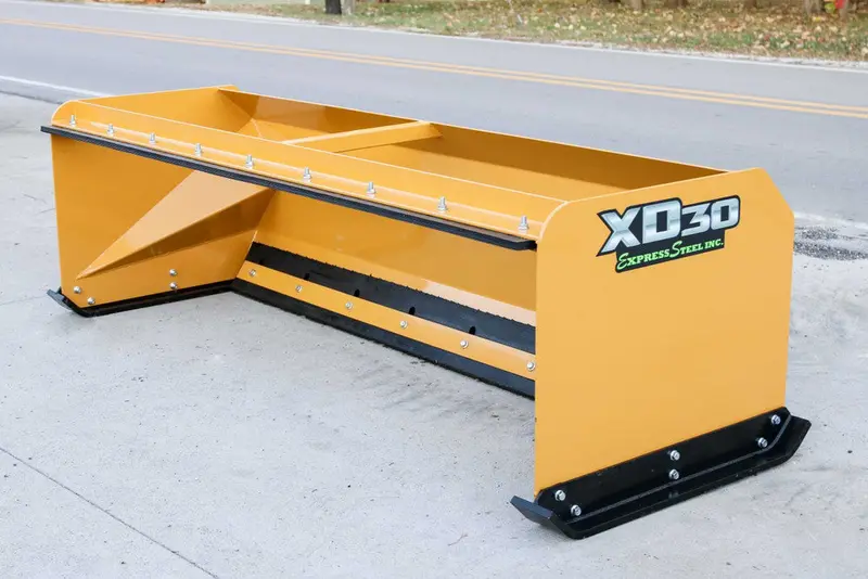 Express Steel 8' Snow Pusher | Model Xd30 Pullback | Width 96" | 50–90 Hp | 18-25 Gpm | For Tractors & Skid Steers 1