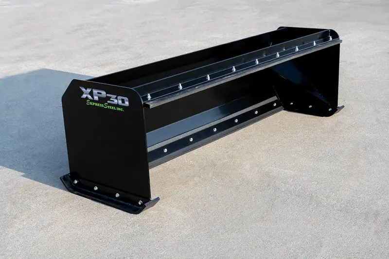 Express Steel 8′ Snow Pusher | Model Xp30 Pullback | Width 101" | 15+ Gpm | 40+ Hp | For Skid Steers & Tractors 1
