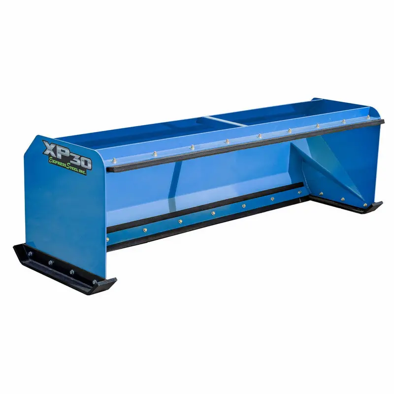 Express Steel 8′ Snow Pusher | Model Xp30 Pullback | Width 101" | 15+ Gpm | 40+ Hp | For Skid Steers & Tractors 10