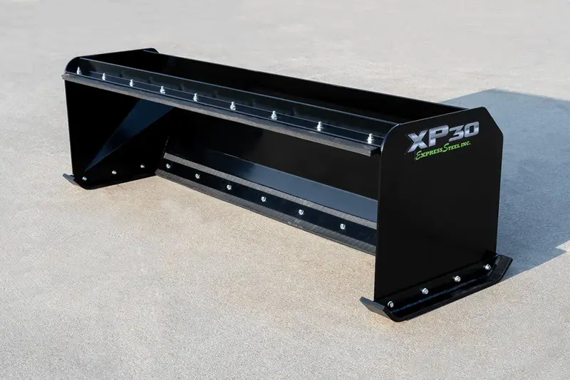 Express Steel 8′ Snow Pusher | Model Xp30 Pullback | Width 101" | 15+ Gpm | 40+ Hp | For Skid Steers & Tractors 2