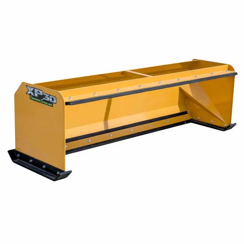 Express Steel 8′ Snow Pusher | Model Xp30 Pullback | Width 101" | 15+ Gpm | 40+ Hp | For Skid Steers & Tractors 6