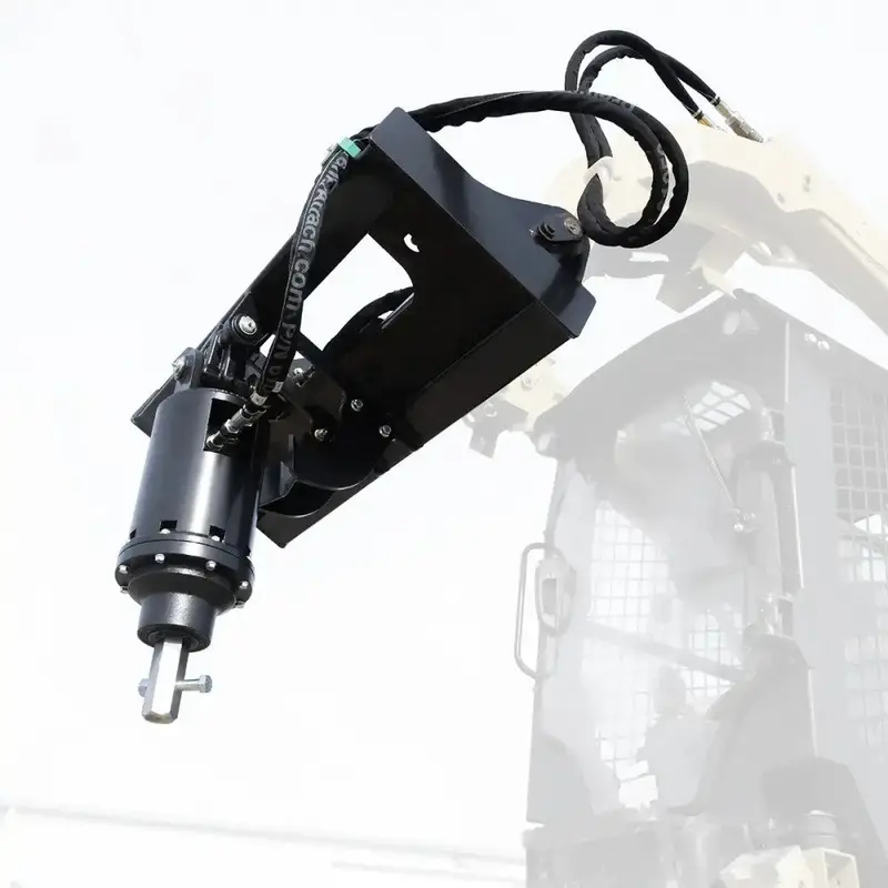 Express Steel Auger Head | Width 46" | Drilling Attachment | 10–40 Gpm | For Skid Steers 1