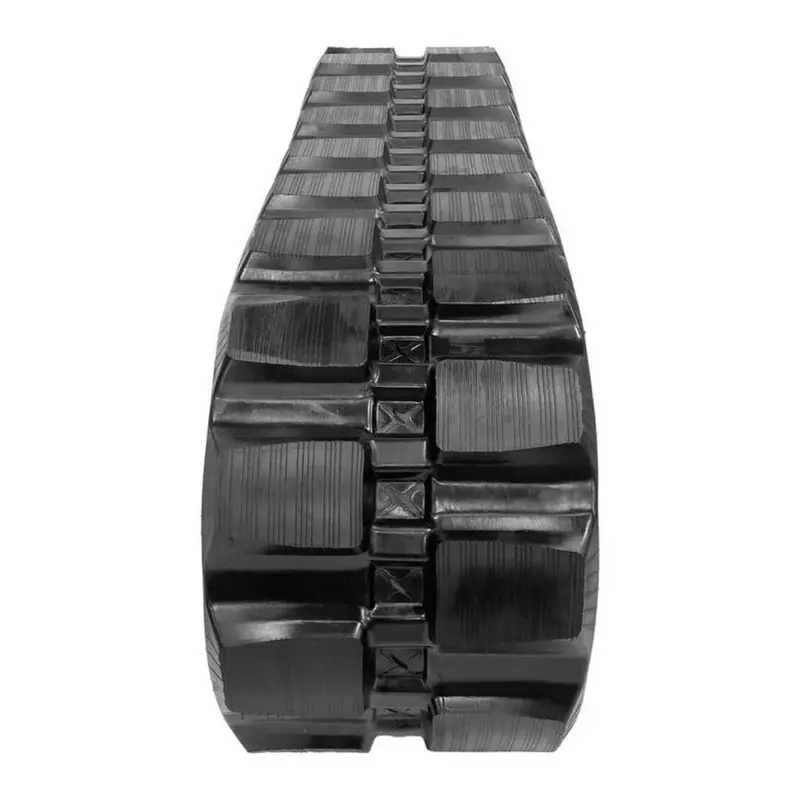 Express Steel Block Rubber Track | Model 450X86x56 Block | Width 17.7" | 30-45 Gpm | For Skid Steers & Compact Track Loaders 1