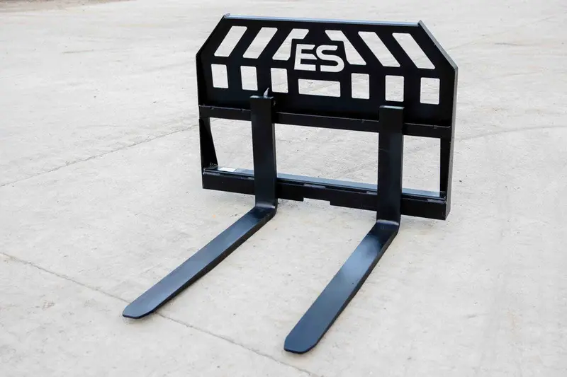 Express Steel Heavy Duty Pallet Forks | Fork Length 36"–60" | Frame Width 45.5" | 15–25 Gpm | For Skid Steers 1