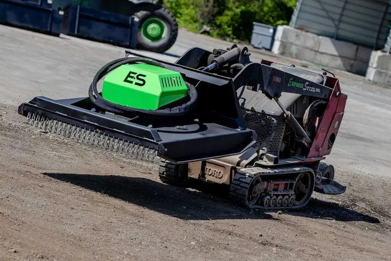 Express Steel Mini Bobcat Brush Cutter | Width 44” | 9-20 Gpm | For Skid Steers 1