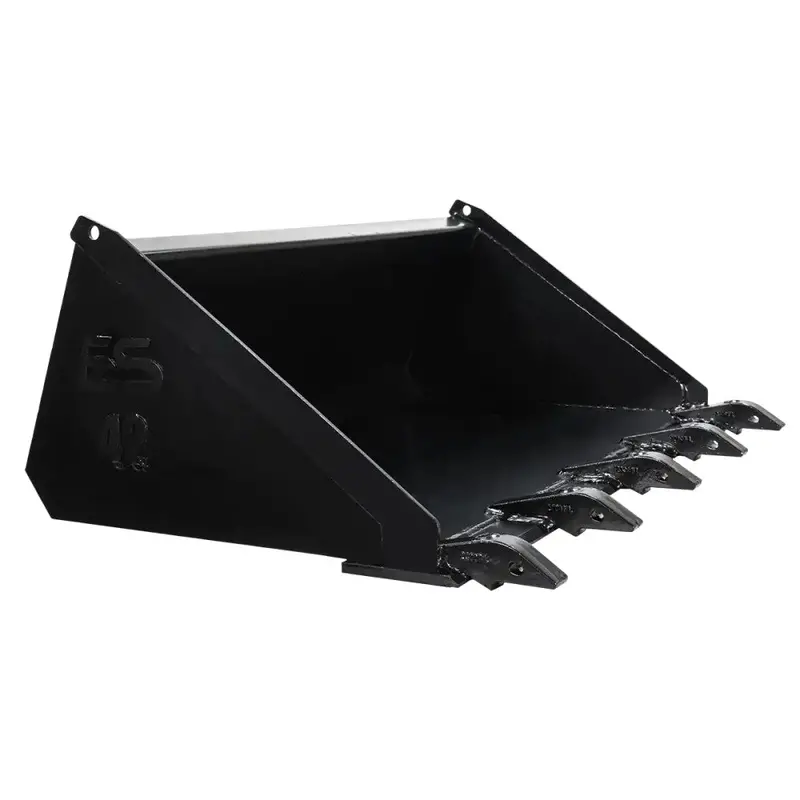 Express Steel Mini Bobcat Tooth Bucket | Width 42" | 10-15 Gpm | For Mini Skid Steers & Loaders 1