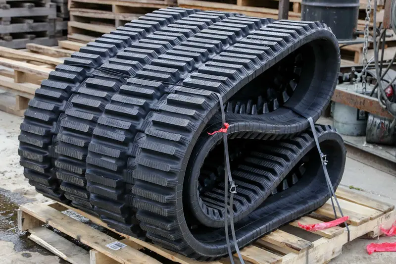 Express Steel Rubber Track | Model 320X86x50 Multi-Bar | Width 12.6" | 15-25 Gpm | For Skid Steers 2