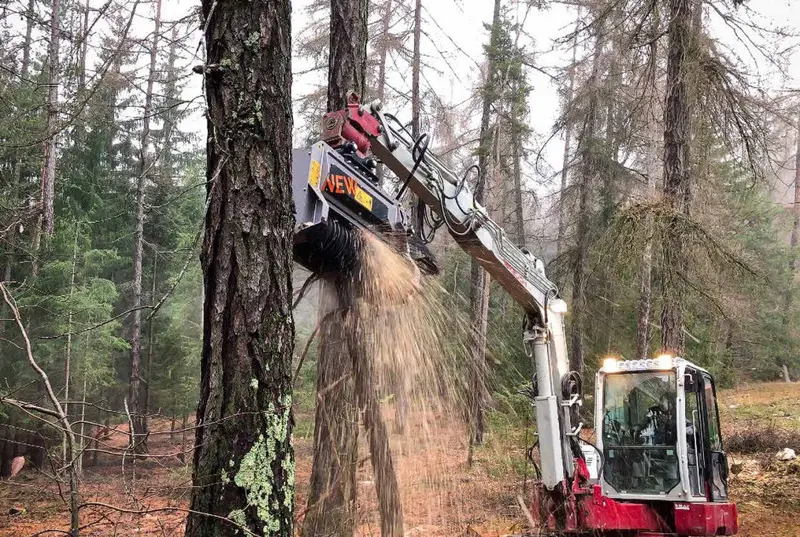 Fae | Bl2/Ex Vt & Sonic Forestry Mulcher | Models 100 & 125 | Width 39" & 49" | Bite Limiter Rotor | Machine Size 8–14 T | For Excavators 1