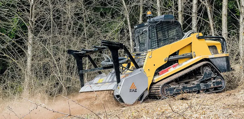 Fae | Forestry Mulcher With Sonic System & Bite Limiter | Model Uml/Ssl/Sonic/Bl150 | Width 62" | Hydraulic Flow 32–53 Gpm | For Skid Steers 1