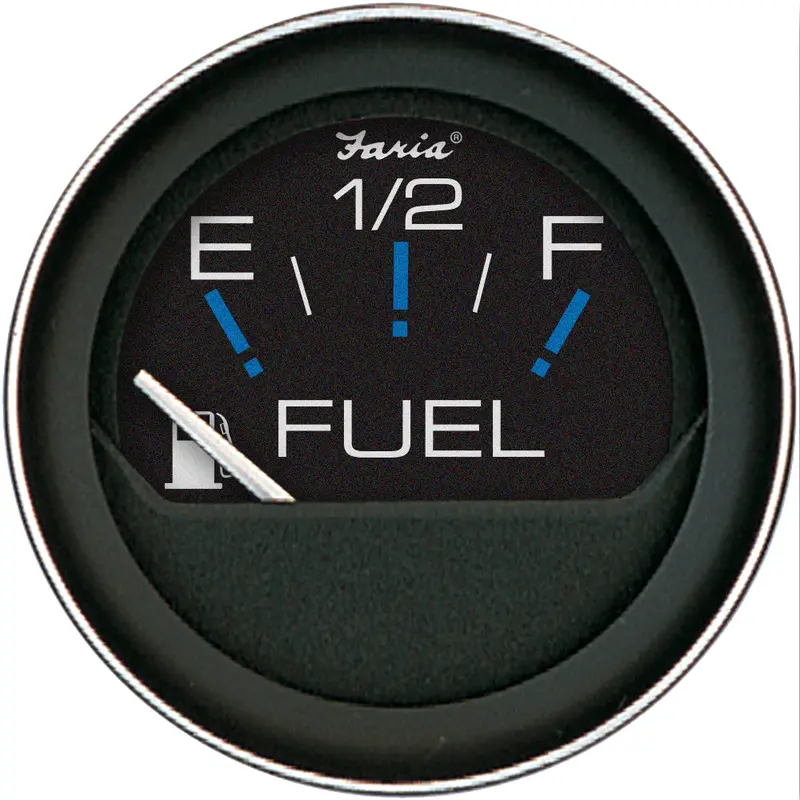 Faria Coral 2" Fuel Level Gauge (E-1/2-F) [13001] 1