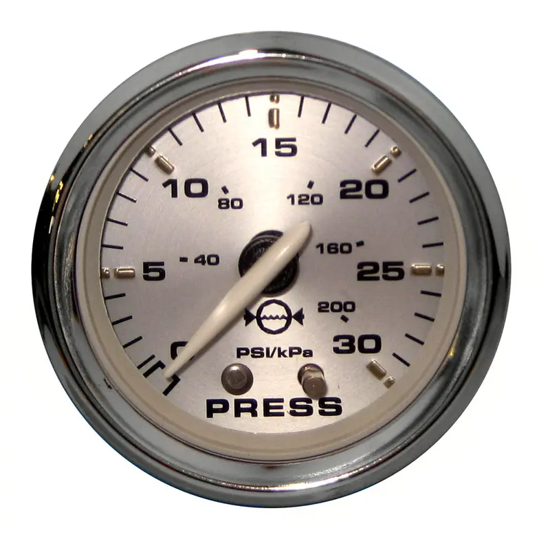 Faria Kronos 2" Water Pressure Gauge Kit - 30 Psi [19007] 1