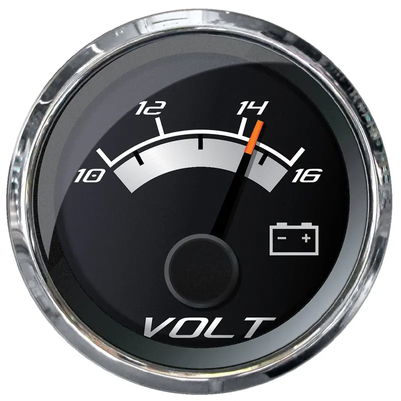 Faria Platinum 2" Voltmeter (10-16 Vdc) [22022] 1