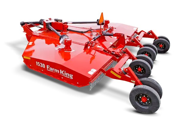 Farm King | Rotary Cutter Pull-Type | Models Y1030-6, Y1530-6 & Y1531-6 | Cutting Width 10.5' & 15' Feet | Horsepower 65 To 120 Hp | For Tractor 3
