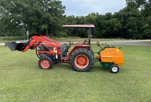 Farm-Maxx Mini Round Hay Balers | Model Fmbr-330 | Width 57.5" | 60 Hp | For Tractors 1