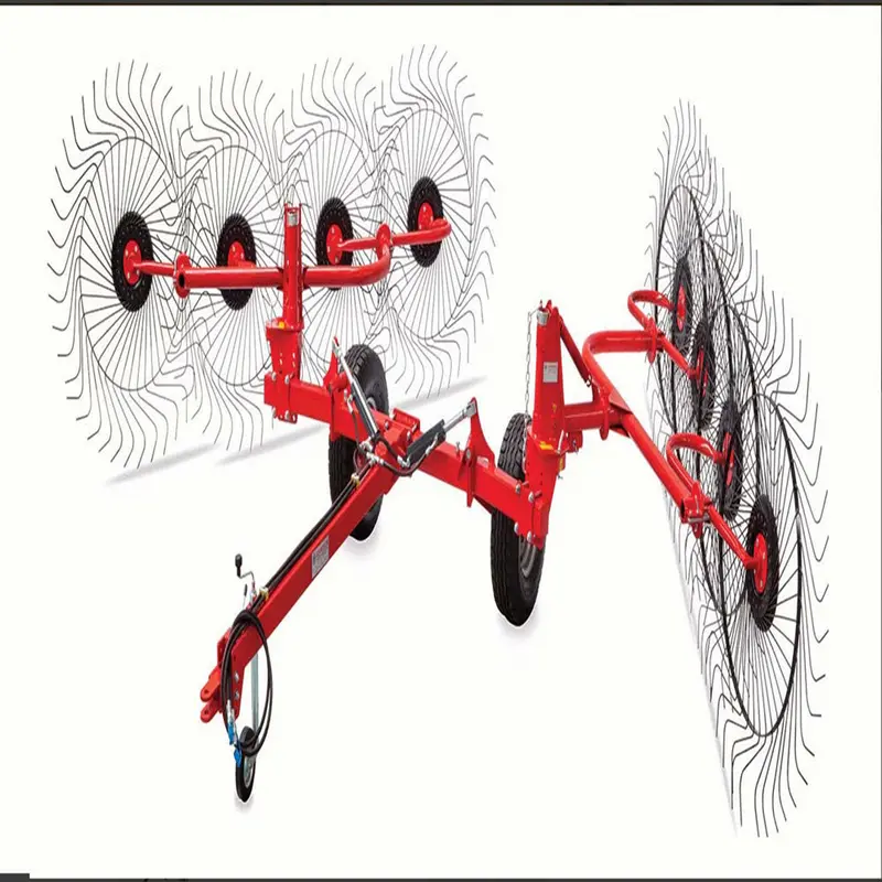 Farm-Maxx Pull-Type Wheel Hay Rakes | Fgcr Series | Number Of Wheels 8-10 | 25+ Hp | For Tractors 1