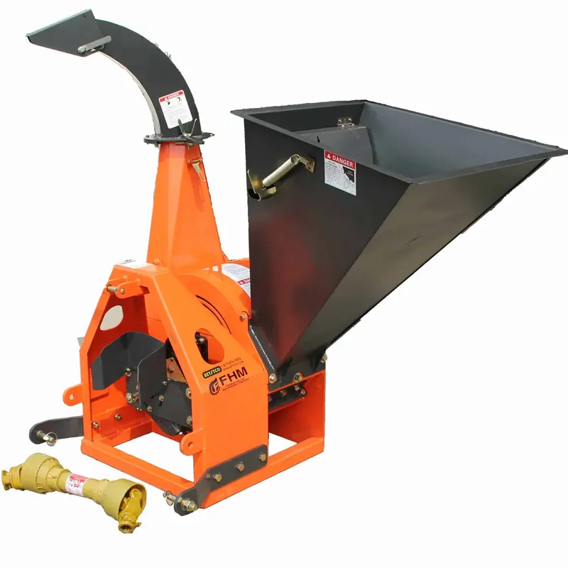 Farmer Helper Drum Style Wood Chipper | Model Fh-Dw30 | 6" X 9" Feed Opening | Horsepower 20-75 Hp | For Tractors 1