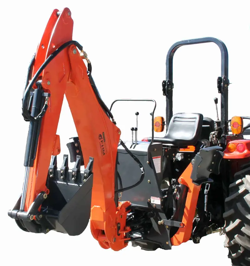 Farmer-Helper Self-Contained Backhoe | Model Fh-Bh8 & Fh-Bh9 | Digging Depth 8 & 9 Feet | Horsepower 25-45+ Hp | Cat-I/Ii 3-Point Hitch | For Tractors 1