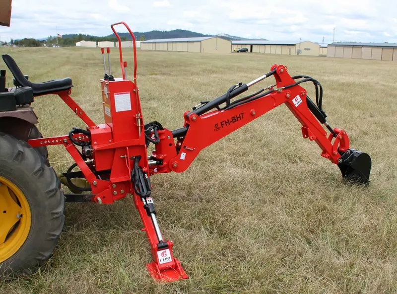 Farmer-Helper Self-Contained Backhoes | Model Fh-Bh5, Fh-Bh6 & Fh-Bh7 | Digging Depth 5', 6' & 7' | Horsepower 18-30+ Hp | Cat-I 3-Point Linkage | For Tractors 1