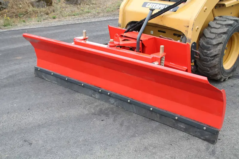 Farmer Helper | Snow Blade | Model Fh-Sbe240 | Width 98.4" | Hydraulic Angle 30° | Reinforced Rubber Edge | Hydraulic Flow 18 To 25 Gpm | For Skid Steers & Tractors 1