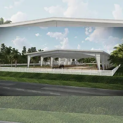 Farmtek Clearspan™ Hd Pavilion Metal Building System | Open-Wall Design, Durable Steel Frame 1