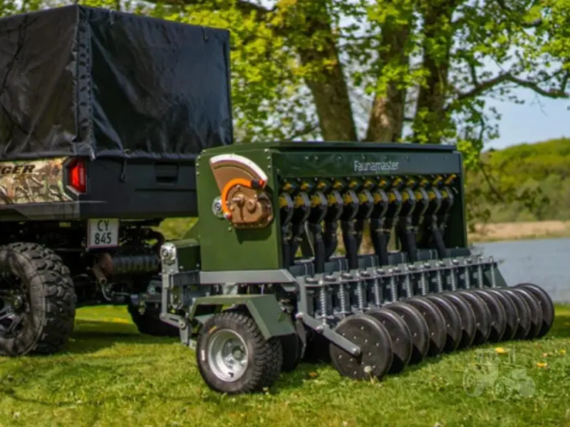 Faunamaster Utv Seeder 180 | Food Plot Drill | Model Fm-180 | Working Width 72" Inches (6' Ft) | Horsepower 20 Hp | For Atv/Utvs 2