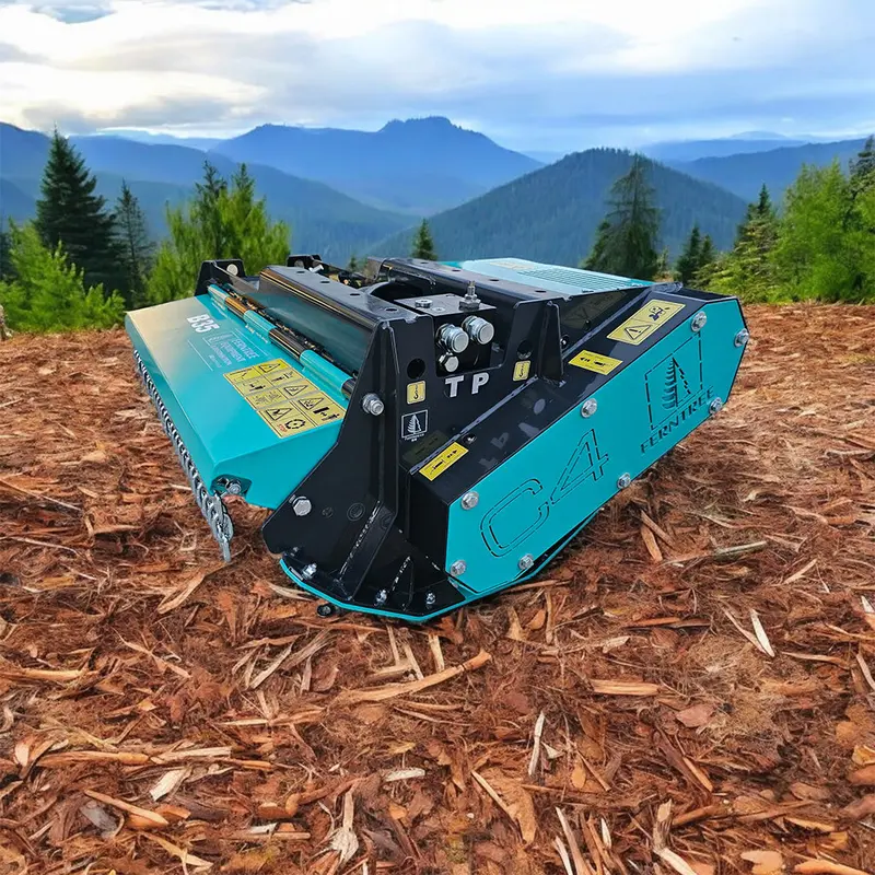 Ferntree Excavator Flail Mulcher | Model B-35 | Flow Management 9-28 Gpm | 35" Working Width | Carrier Weight 496 Lbs | For Excavators 1