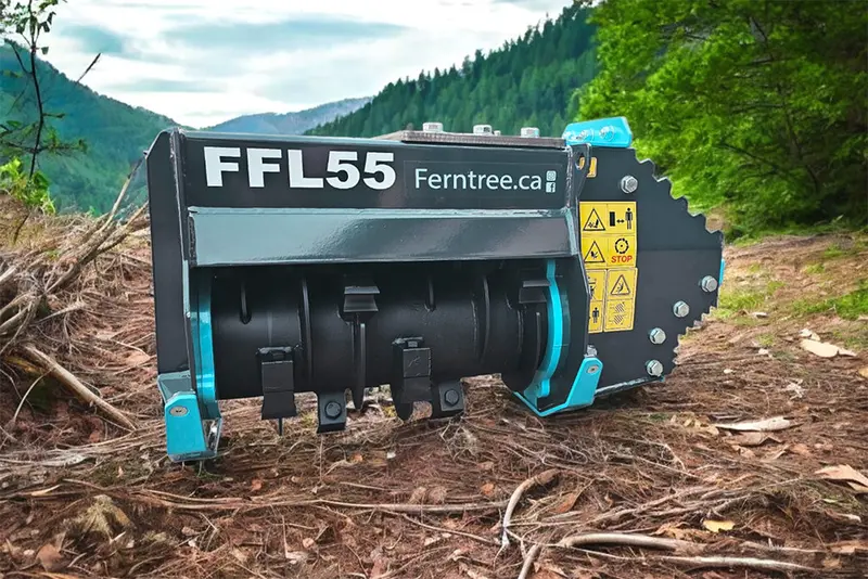 Ferntree Mini Excavator Forestry Mulcher | Model Ff-L Series | 22"-30" Cutting Width | Machine Size 2.5- 6 Ton | For Mini Excavator 1