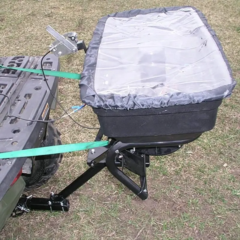 Field Tuff 125 Lb. Receiver Mount Spreader – 12V | Towing Power 15–25 Hp | For Atvs, Utvs & Tractor 2