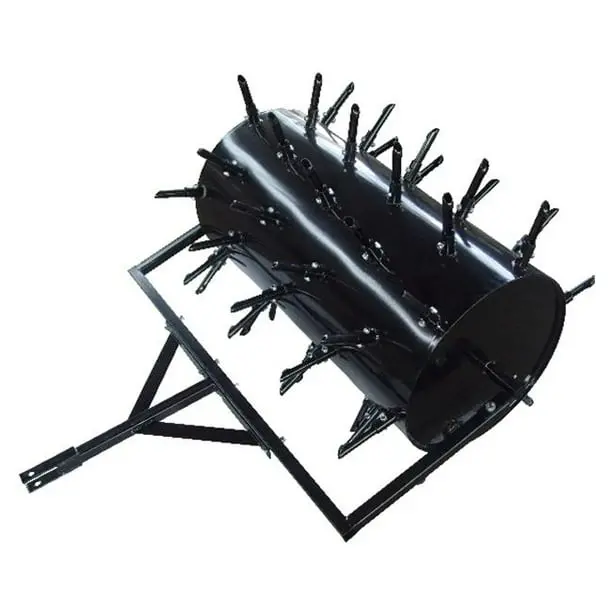Field Tuff 36" Wide Drum Plug Style Aerator | Towing Power 15–25 Hp Or 350Cc+ | For Atvs, Utvs & Tractors 1