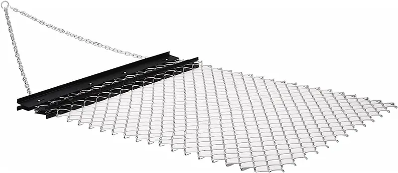 Field Tuff 4' X 5' Drag Harrow – Chain-Link Mesh, Versatile Towing | Towing Power 20-30 Hp | For Atv/ Utv/ Lawn Tractors 2
