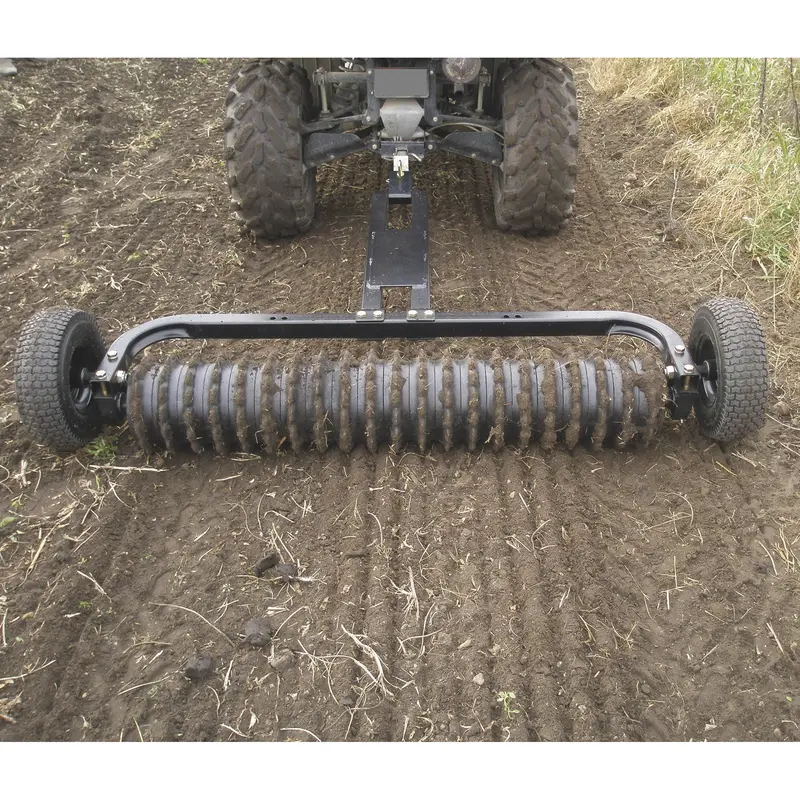 Field Tuff 48" Cultipacker – 4 Ft. Coverage With 21 Cast Iron Packer Wheels | Towing Power 18–30 Hp / 400Cc+ | For Atvs, Utvs & Tractors 1