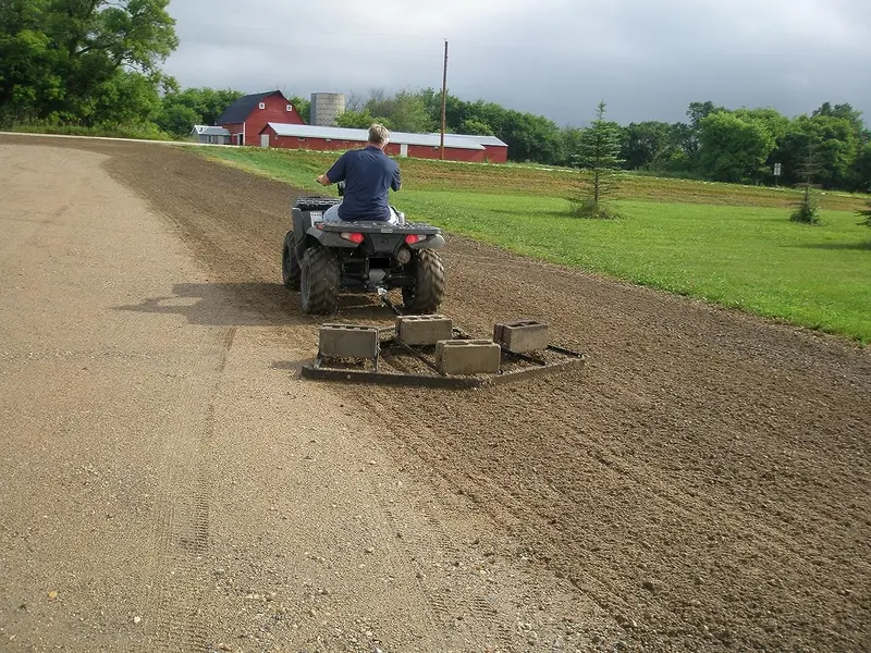 Field Tuff 7' Driveway Draggin – Adjustable Drag Harrow | For Atv/Utv/Utility Tractor 1
