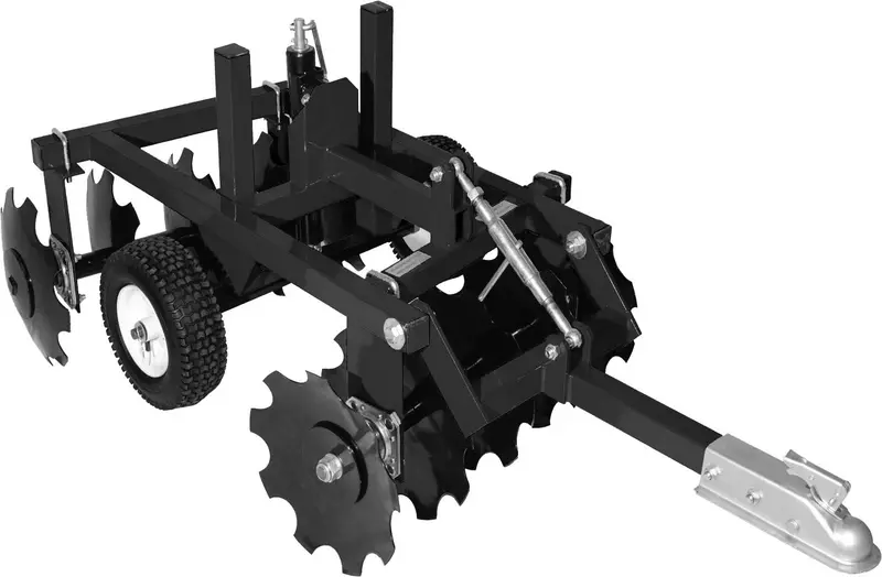 Field Tuff Atv Disc Harrow – 33" Working Width | Towing Power 18–25 Hp | For Atvs, Utvs, & Utility Tractors 1