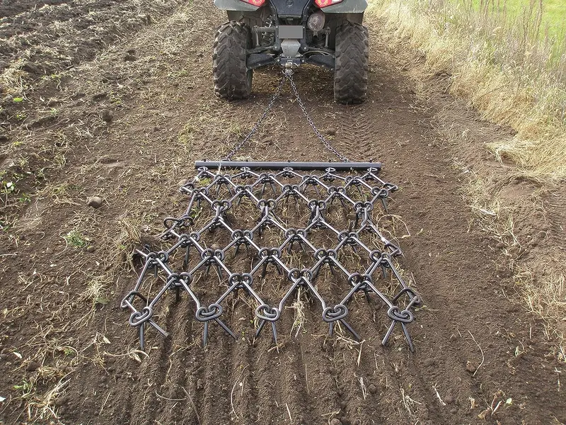 Field Tuff Heavy-Duty Drag Harrow | Model Hdha-55 | Width 60" | Horsepower 20–35 Hp | For Atvs, Utvs & Lawn Tractors 1